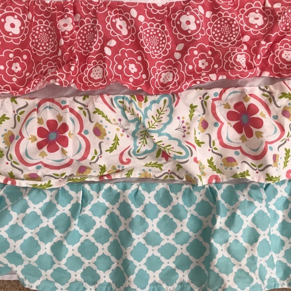 The Peanutshell Mila Crib Bedskirt - Picture 3 of 6